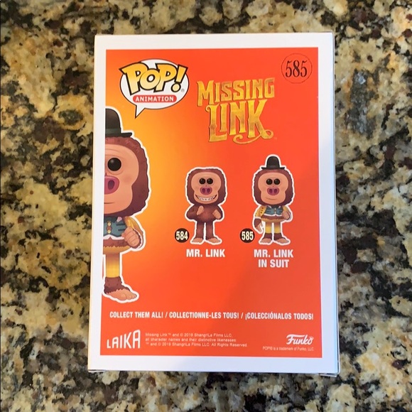 Funko POP Mr. Link In Suit #585 - BNIB! - Picture 3 of 3